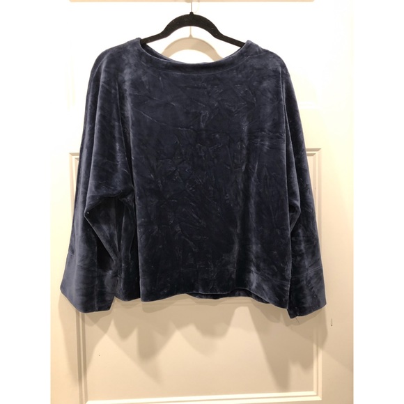 DKNY Sport Cozy Sweatshirt Blue - Picture 2 of 6